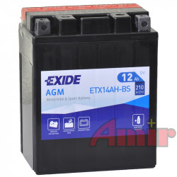 Akumulator Exide Bike ETX14AH-BS - 12V 12Ah 210A YTX14AH-BS