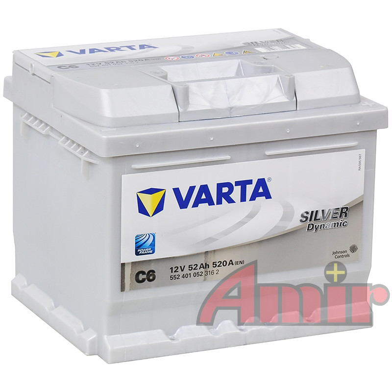 Akumulator Varta Silver - 12V 52Ah 520A C6