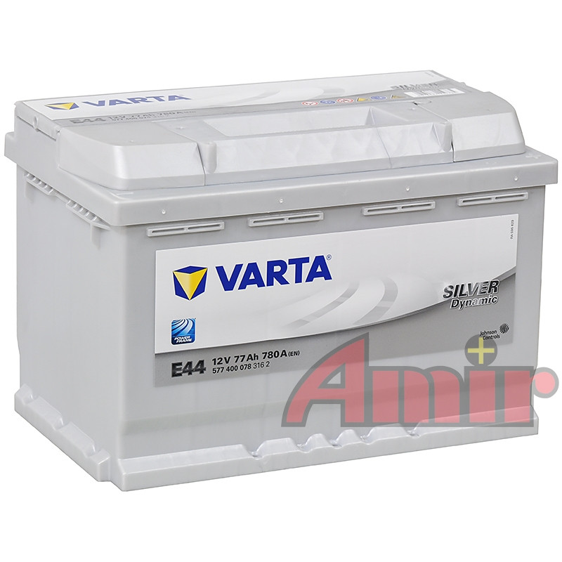 Varta Silver Dynamic E44 77 Ah 780 A 12 V Auto-Batterie Bosch S5