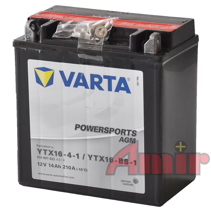 Akumulator Varta YTX16-BS-1 - 12V 14Ah 210A Powersports