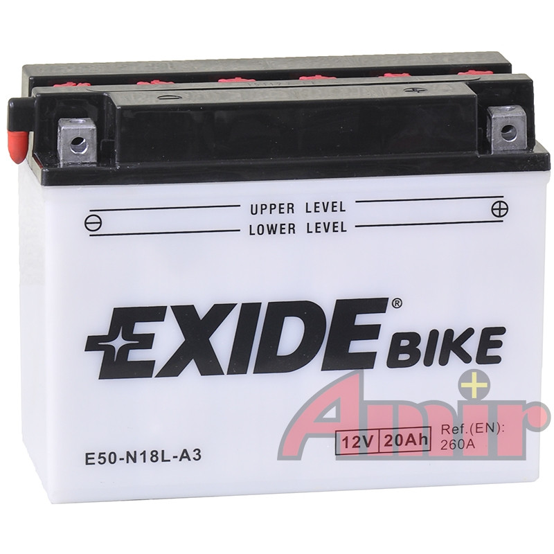 Akumulator Exide Bike E50-N18L-A3 - 12V 20Ah 260A