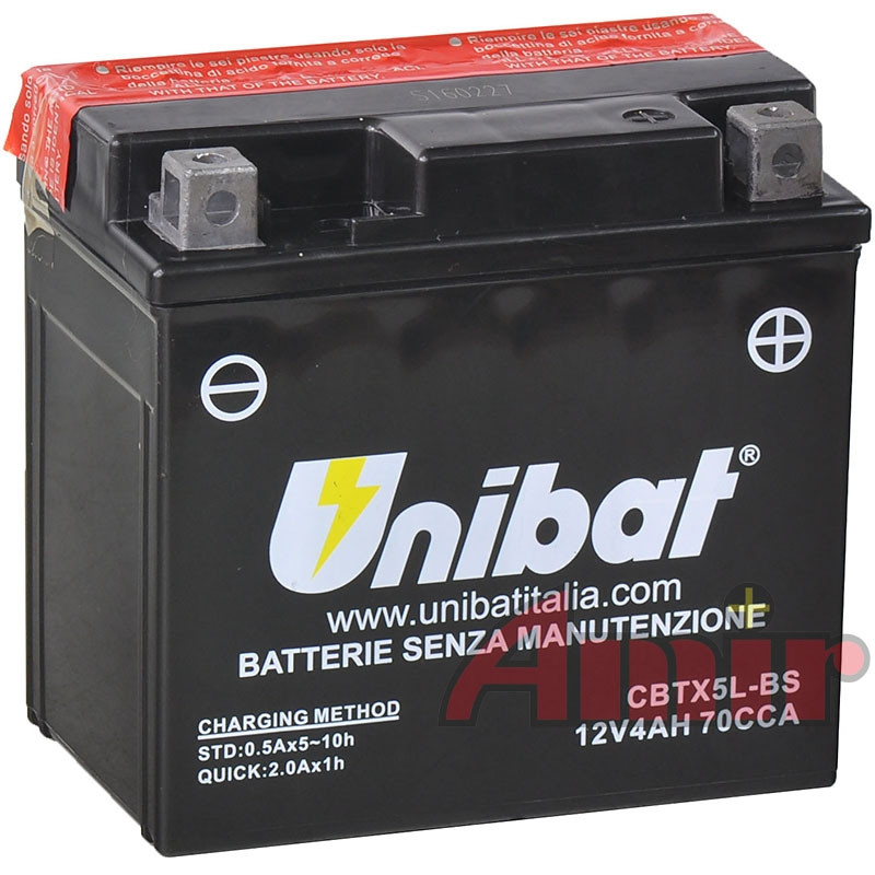 Batteria Unibat MF CBTX20LBS 12V 20Ah 270A