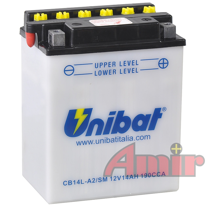 Akumulator Unibat CB14L-A2 - 12V 14Ah 190A