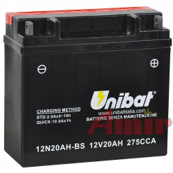 Akumulator Unibat 12N20AH-BS 51913 - 12V 20Ah 275A