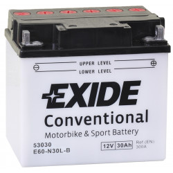Akumulator Exide Bike E60-N30L-B 53030 - 12V 30Ah 300A