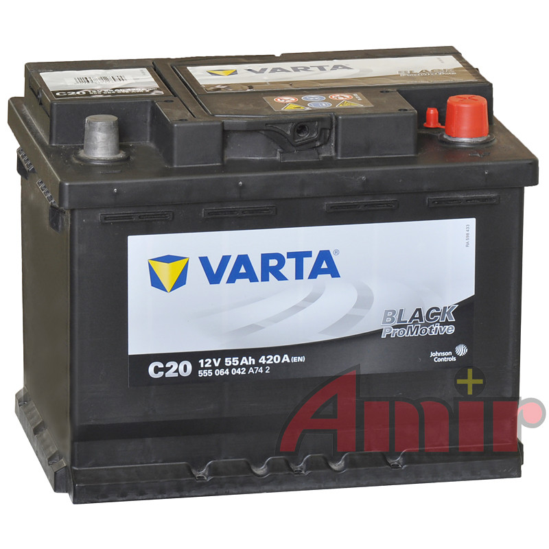 Akumulator Varta Promotive Black - 12V 55Ah 420A C20