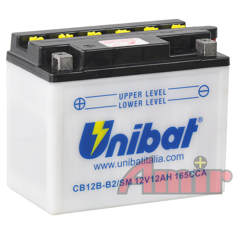 Akumulator Unibat CB12B-B2 - 12V 12Ah 165A