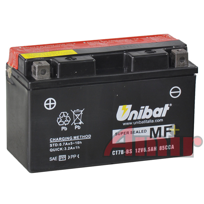 Akumulator Unibat CT7B-BS - 12V 6,5Ah 85A