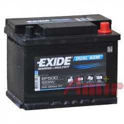 Akumulator Exide Dual AGM - 12V 60Ah 680Wh EP500 Marine & Multifit