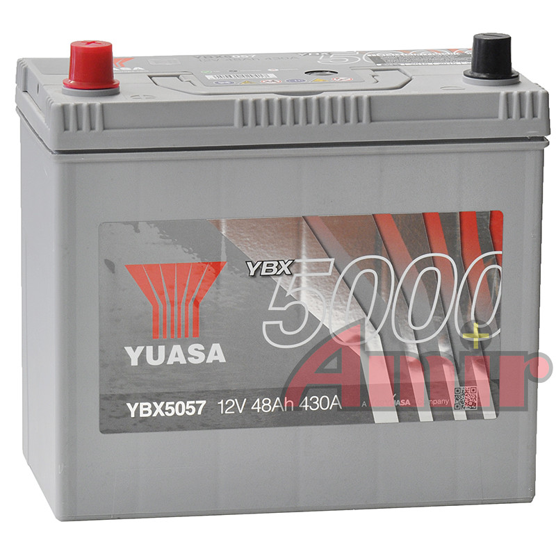Akumulator Yuasa Silver - 12V 48Ah 430A YBX5057 Japan L+