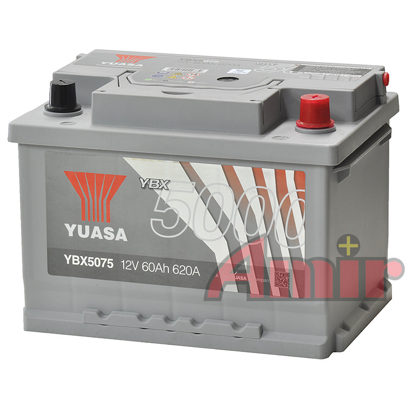 Akumulator Yuasa Silver - 12V 60Ah 620A YBX5075