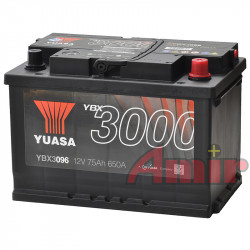 Akumulator Yuasa SMF - 12V 75Ah 650A YBX3096
