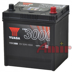 Akumulator Yuasa SMF - 12V 50Ah 450A YBX3008 JAPAN P+