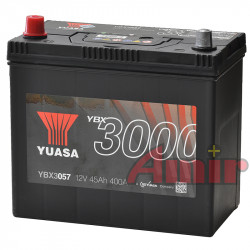 Akumulator Yuasa SMF - 12V 45Ah 400A YBX3057 JAPAN L+