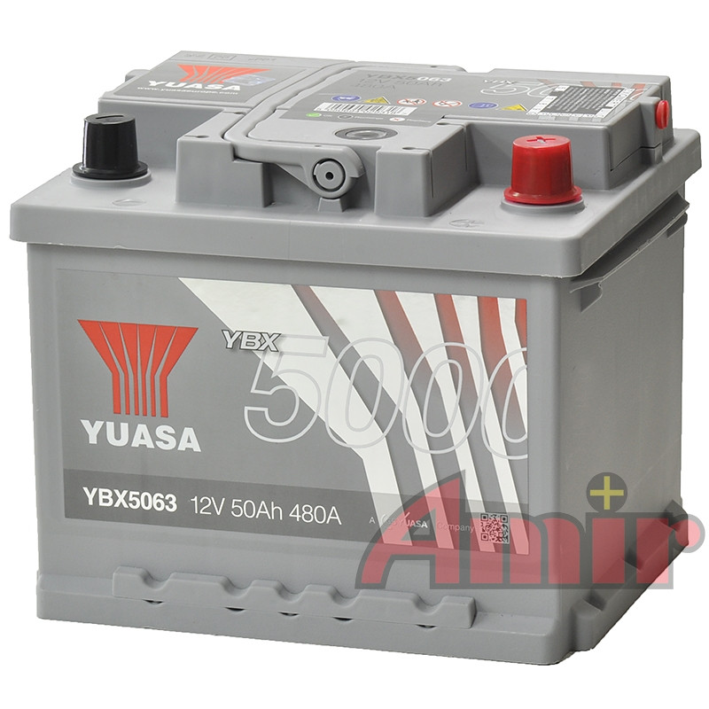 Akumulator Yuasa Silver - 12V 50Ah 480A YBX5063