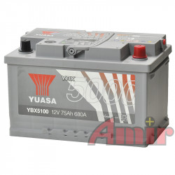 Akumulator Yuasa Silver - 12V 75Ah 680A YBX5100